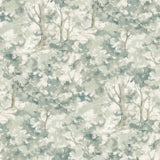 Thicket Teal Forest Wallpaper by Chesapeake