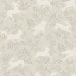 Revelry Taupe Forest Frolic wallpaper by Chesapeake – taupe woodland animals pattern