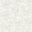 Revelry White Forest Frolic Wallpaper