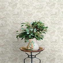 Revelry White by Chesapeake Forest Frolic Wallpaper – Brewster Home Fashions 4169-83113
