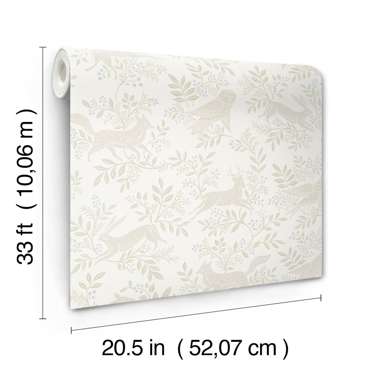 Revelry White by Chesapeake Forest Frolic Wallpaper – Brewster Home Fashions 4169-83113