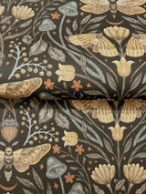 Mystic Moth Black by Chesapeake Forest Magic Wallpaper – Brewster Home Fashions 4169-83116