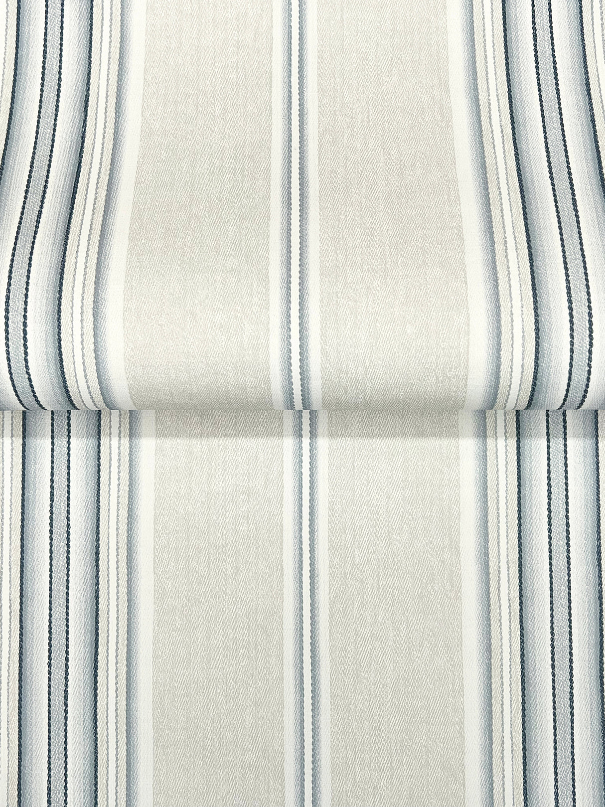 Calvados Blue by Chesapeake Linen Stripe Wallpaper – Brewster Home Fashions 4169-83123