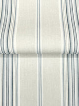 Calvados Blue by Chesapeake Linen Stripe Wallpaper – Brewster Home Fashions 4169-83123