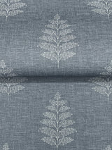 Frond Denim by Chesapeake Leaf Wallpaper – Brewster Home Fashions 4169-83127