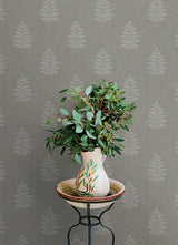Frond Charcoal by Chesapeake Leaf Wallpaper – Brewster Home Fashions 4169-83128