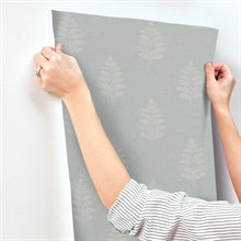 Frond Light Blue by Chesapeake Leaf Wallpaper – Brewster Home Fashions 4169-83130