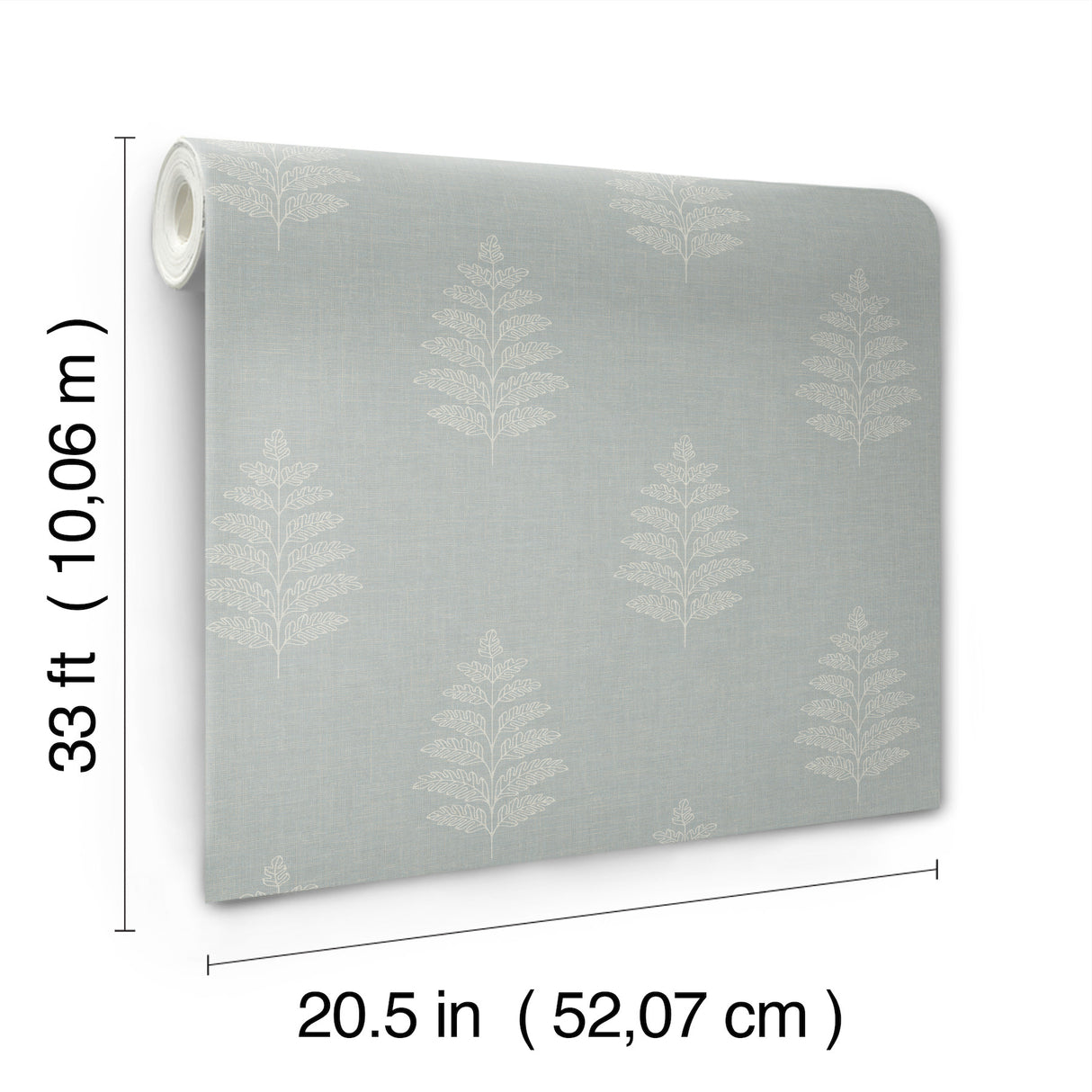 Frond Light Blue by Chesapeake Leaf Wallpaper – Brewster Home Fashions 4169-83130
