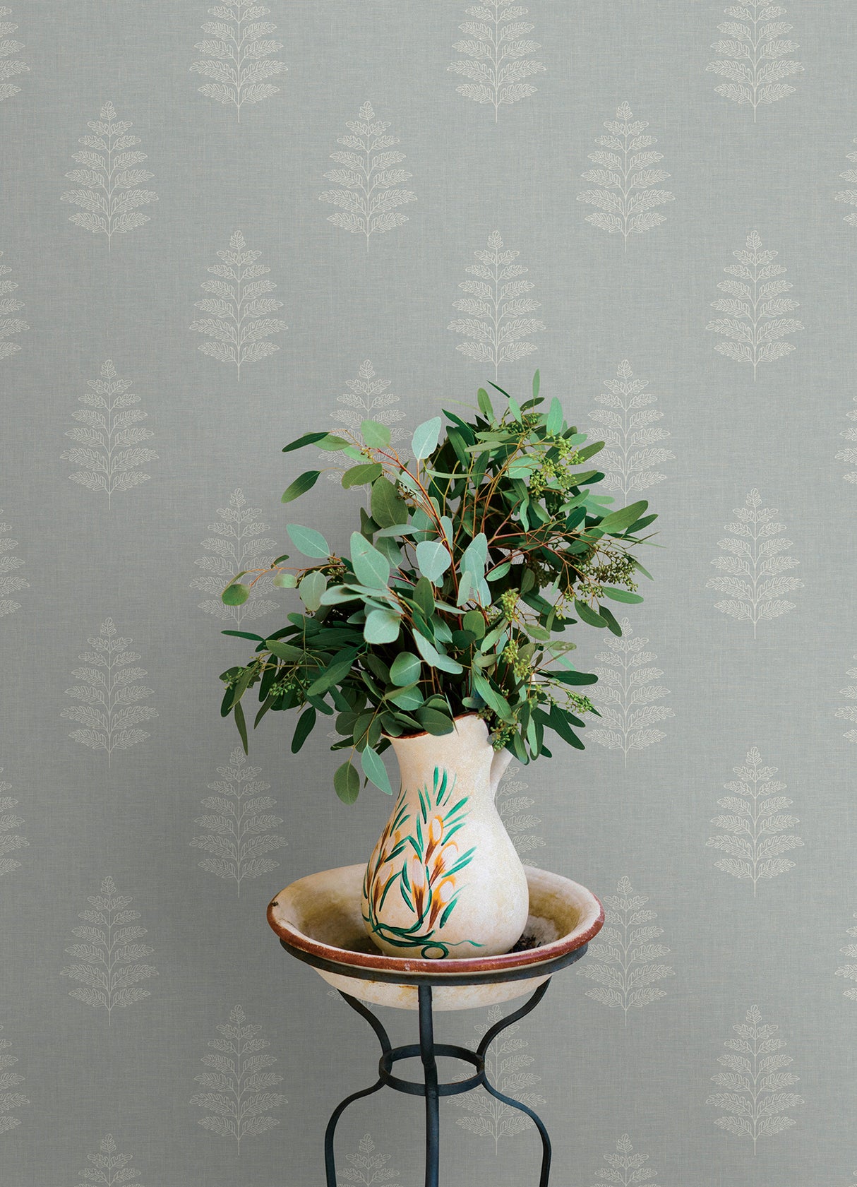 Frond Light Blue by Chesapeake Leaf Wallpaper – Brewster Home Fashions 4169-83130