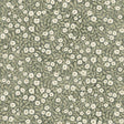 Poppy Trail Green floral wallpaper by Chesapeake, small poppy pattern on green ground