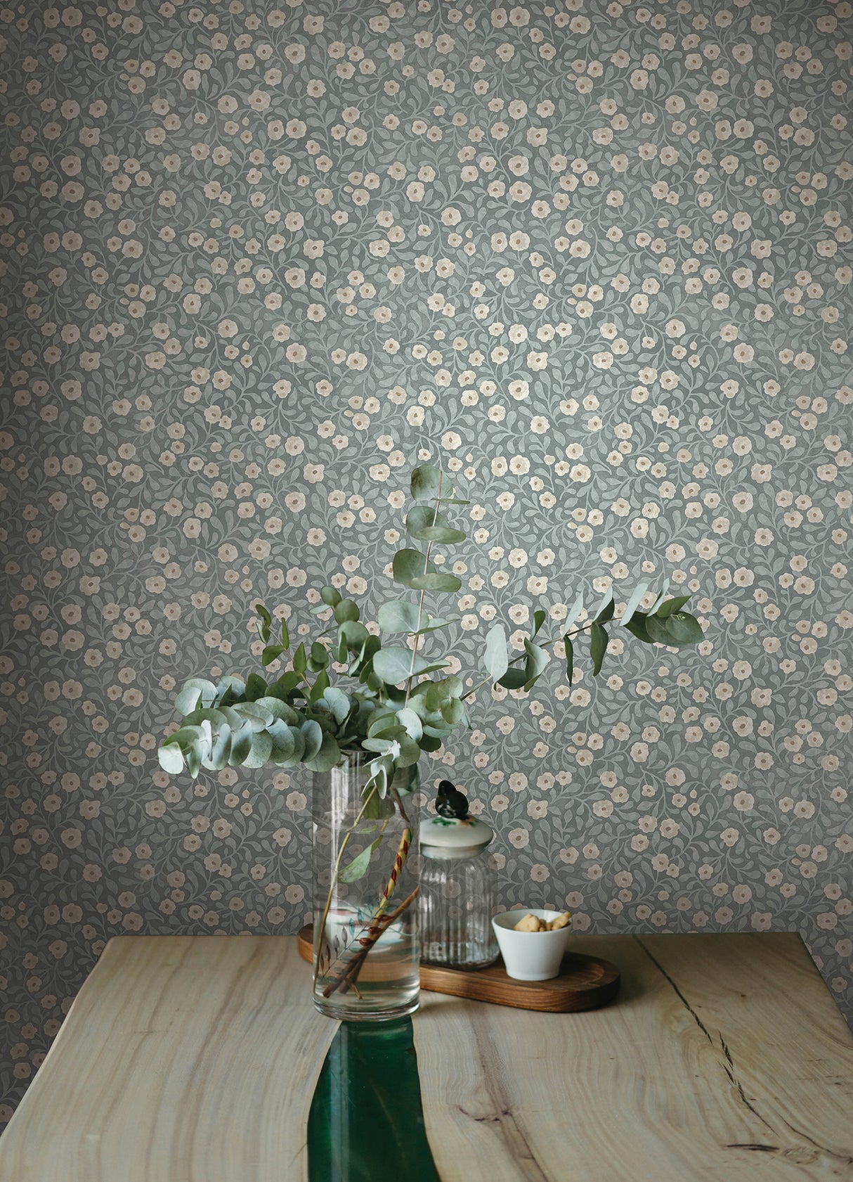 Poppy Trail Light Blue by Chesapeake Floral Wallpaper – Brewster Home Fashions 4169-83134