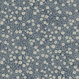 Chesapeake Poppy Trail Dark Blue Floral Wallpaper sample and room scenes