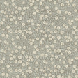 Chesapeake Poppy Trail Aqua Floral Wallpaper roll with cream poppies and aqua leaves on grey ground