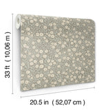 Poppy Trail Aqua by Chesapeake Floral Wallpaper – Brewster Home Fashions 4169-83136