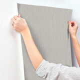 Midolin Sandsten Light Grey by A-Street Prints Texture Wallpaper – Brewster Home Fashions 4171-17211
