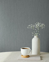 Midolin Grasal Teal by A-Street Prints Texture Wallpaper- Brewster Home Fashions 4171-17215
