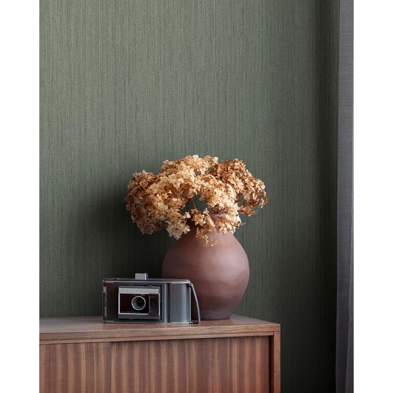 Midolin Mossa Dark Green by A-Street Prints Texture Wallpaper- Brewster Home Fashions 4171-17224