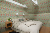Oxford Union Green by A-Street Prints Floral Vines Wallpaper – Brewster Home Fashions 4171-82043