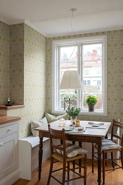 Oxford Union Yellow by A-Street Prints Floral Vines Wallpaper – Brewster Home Fashions 4171-82045
