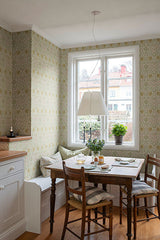 Oxford Union Yellow by A-Street Prints Floral Vines Wallpaper – Brewster Home Fashions 4171-82045