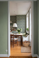 Oxford Union Sea Green by A-Street Prints Floral Vines Wallpaper – Brewster 4171-82047