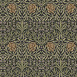 Oxford Union Black Floral Vines Wallpaper by A-Street Prints