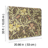 Iris Plum by A-Street Prints Wild Gardens Wallpaper – Brewster Home Fashions 4171-82052