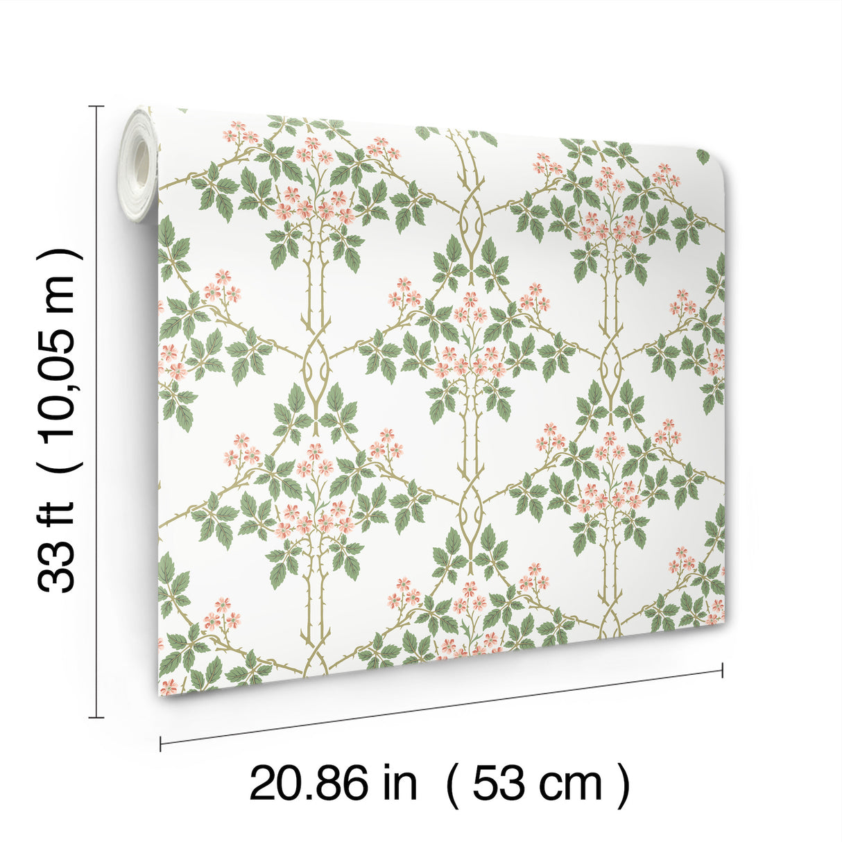 Blackberry Pink by A-Street Prints Vine Trellis Wallpaper – Brewster Home Fashions 4171-82054