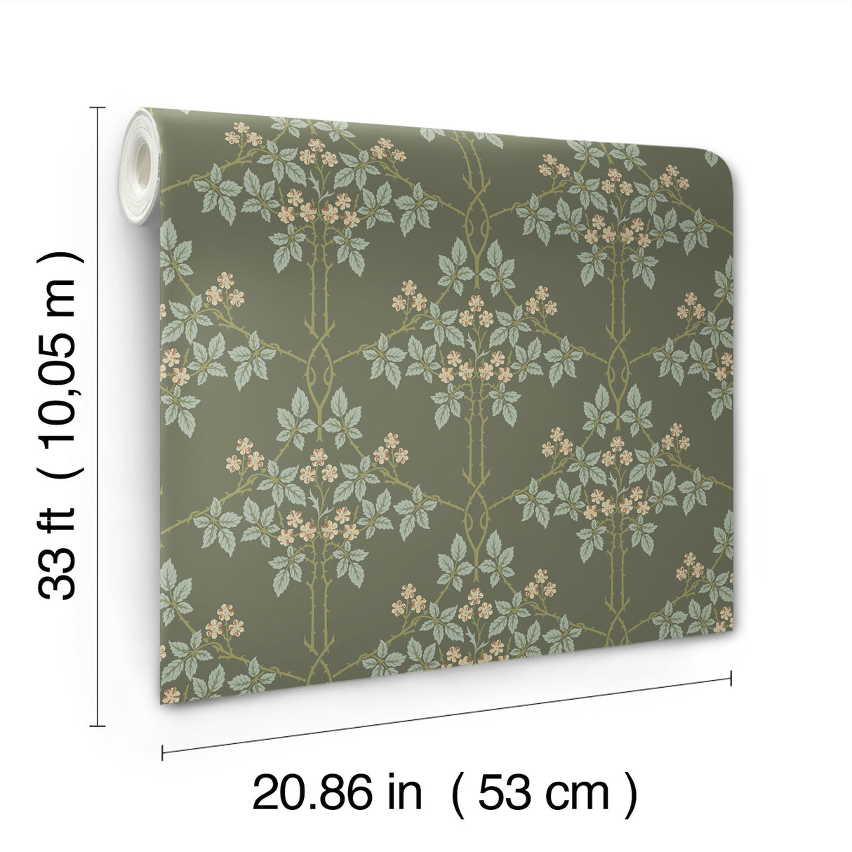 Blackberry Grey by A-Street Prints Vine Trellis Wallpaper – Brewster Home Fashions 4171-82055