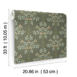 Blackberry Grey by A-Street Prints Vine Trellis Wallpaper – Brewster Home Fashions 4171-82055