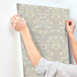 Spring Thicket Light Blue by A-Street Prints Tulip Damask Wallpaper – Brewster Home Fashions 4171-82066