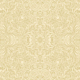 Ceiling Yellow Intricate Floral wallpaper by A-Street Prints, 20.9 in x 33 ft roll, botanical pattern close-up