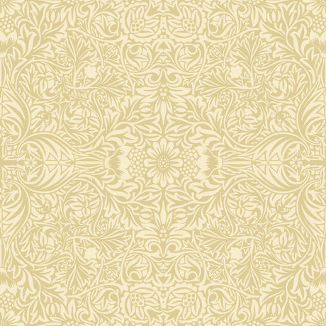 Ceiling Yellow Intricate Floral wallpaper by A-Street Prints, 20.9 in x 33 ft roll, botanical pattern close-up