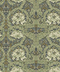 African Marigold Sea Green floral wallpaper by A‑Street Prints, roll and pattern detail