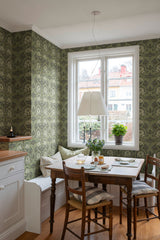 African Marigold Sea Green by A-Street Prints Floral Wallpaper- Brewster Home Fashions 4171-82075