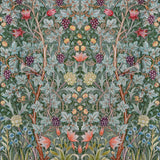 Vine Embroidery Sea Green Wall Mural by A-Street Prints