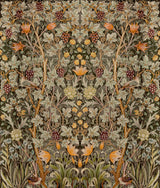 Vine Embroidery Green Wall Mural by A-Street Prints