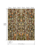 Vine Embroidery Green by A-Street Prints Wall Mural – Brewster Home Fashions 4171-HT84004