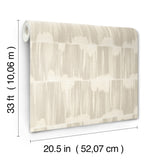 Serendipity Beige by A-Street Prints Shibori Wallpaper- A-Street Prints 4172-24345