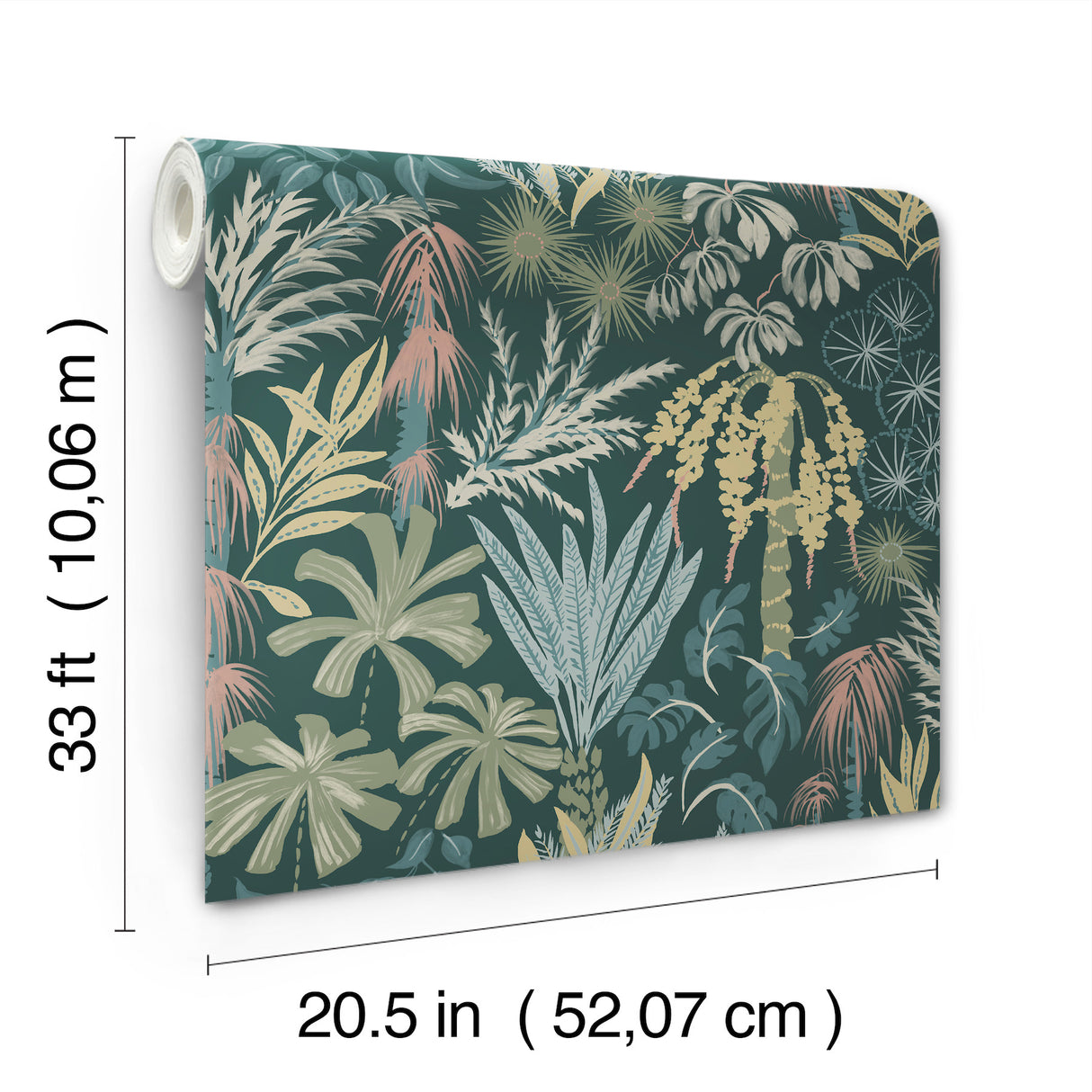 Everglades Dark Green by A-Street Prints Botanical Wallpaper – A-Street Prints 4172-27480