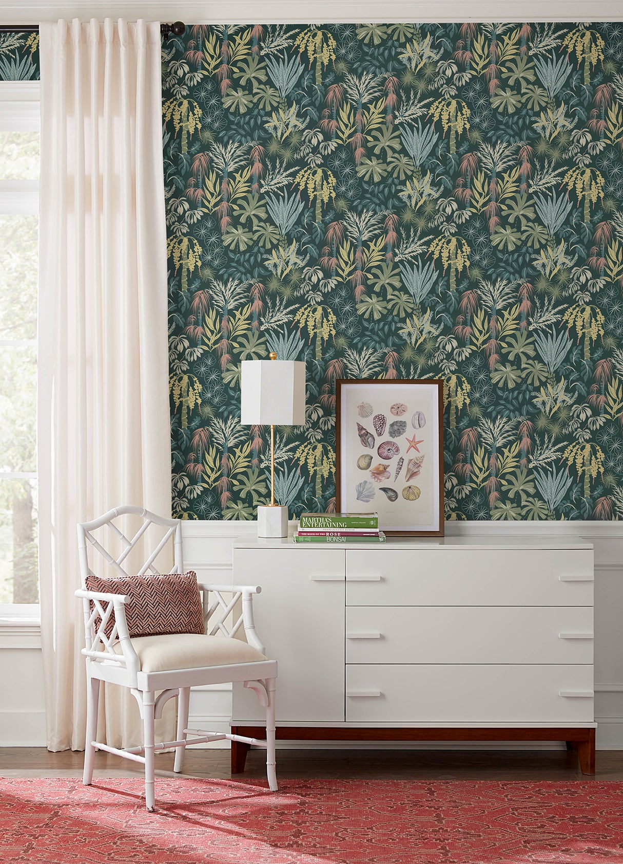 Everglades Dark Green by A-Street Prints Botanical Wallpaper – A-Street Prints 4172-27480