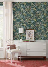 Everglades Dark Green by A-Street Prints Botanical Wallpaper – A-Street Prints 4172-27480
