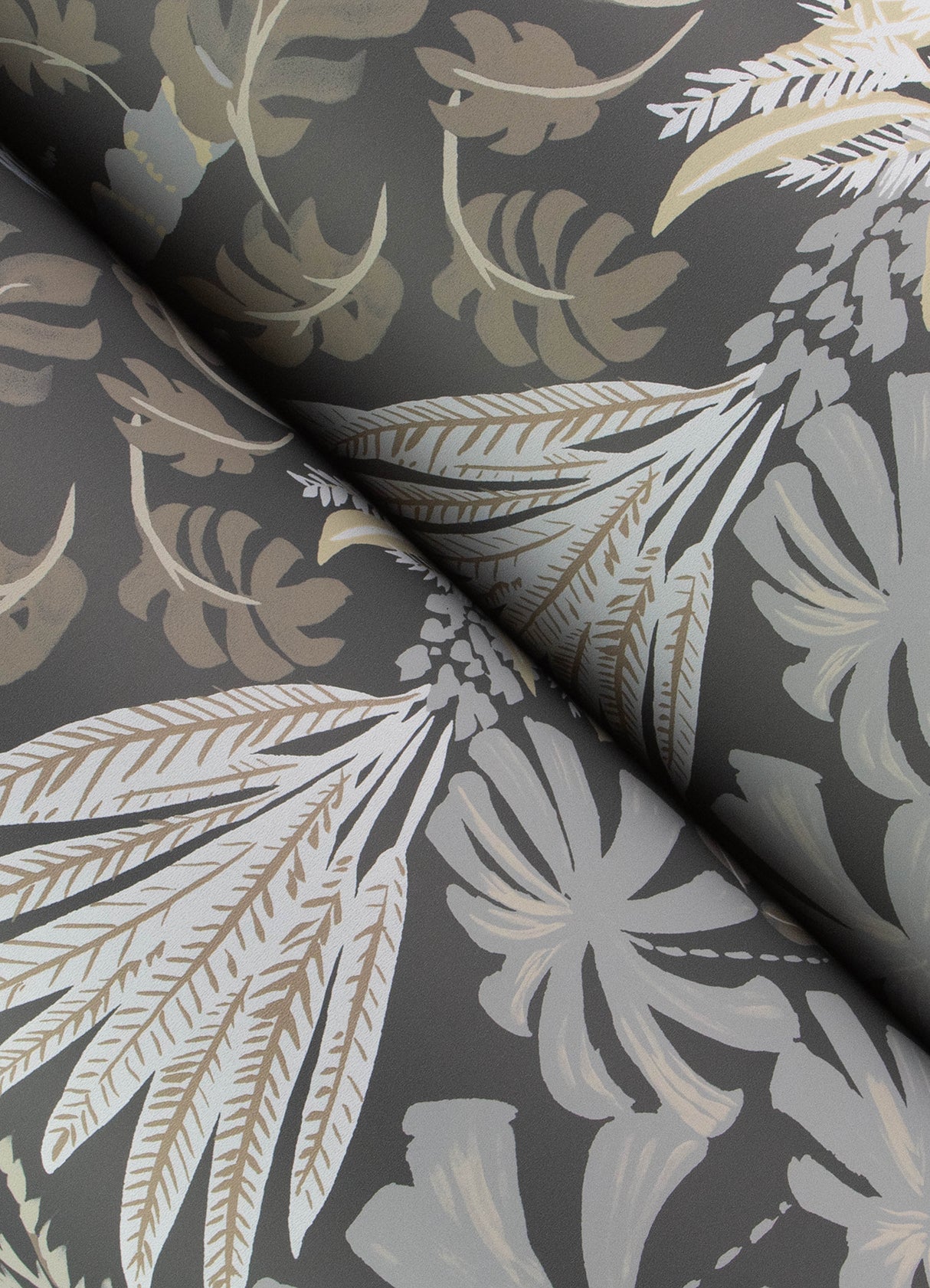 Everglades Grey by A-Street Prints Botanical Wallpaper – A-Street Prints 4172-27481