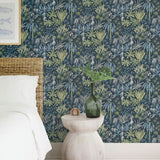 Everglades Teal by A-Street Prints Botanical Wallpaper – A-Street Prints 4172-27482