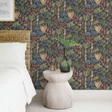 Everglades Black by A-Street Prints Botanical Wallpaper- A-Street Prints 4172-27483
