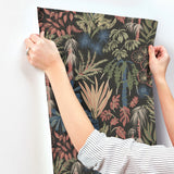 Everglades Black by A-Street Prints Botanical Wallpaper- A-Street Prints 4172-27483