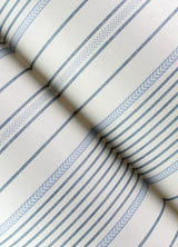Navarres Stripe Blue by A-Street Prints Faux Linen Wallpaper- A-Street Prints 4172-27484