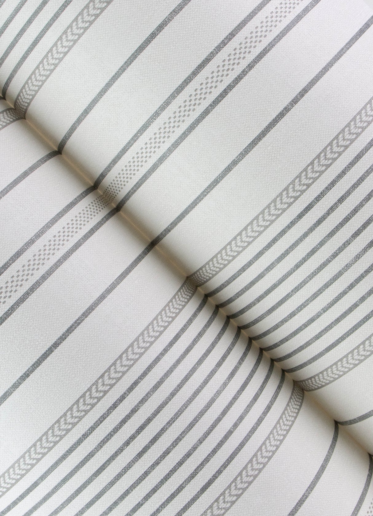 Navarres Stripe Charcoal by A-Street Prints Faux Linen Wallpaper- A-Street Prints 4172-27486