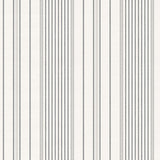 Navarres Stripe Charcoal Faux Linen Wallpaper by A-Street Prints