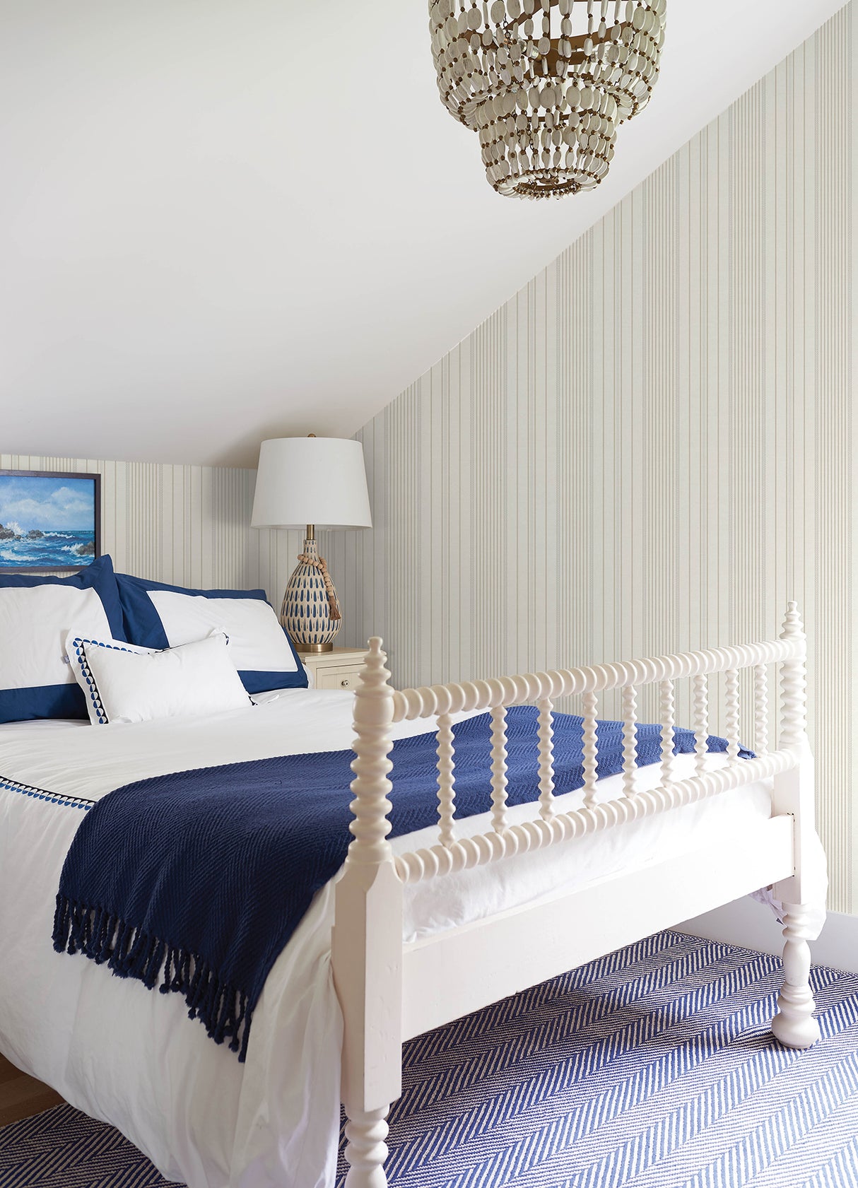 Navarres Stripe Neutral by A-Street Prints Faux Linen Non Woven Wallpaper – A-Street Prints 4172-27487